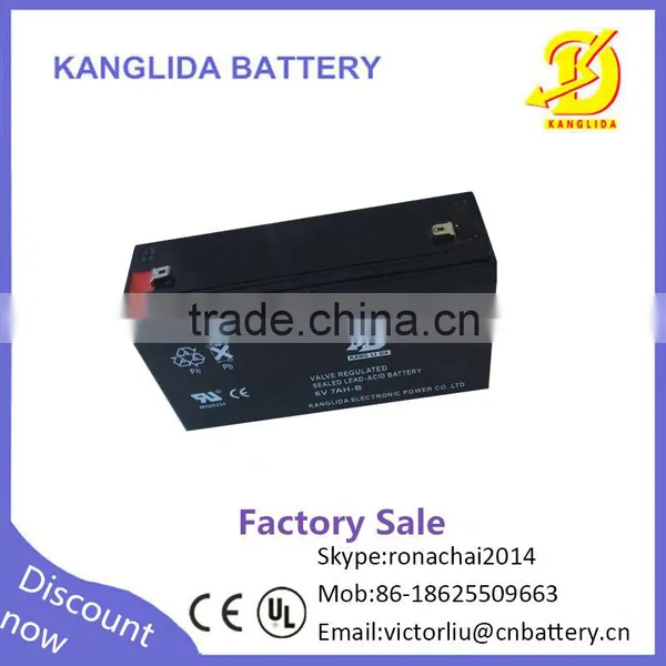 Factory Direct Sale 6v7ah Valve Regulatd Lead Acid Battery Ups Batteries photo-5
