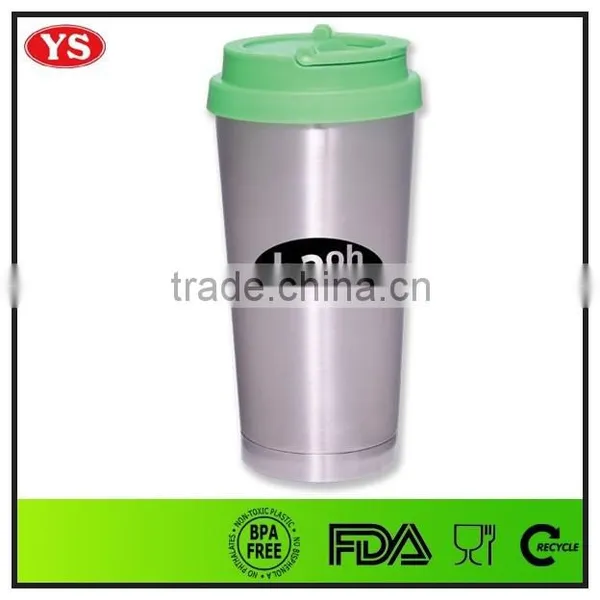 450ml Food Grade Stainless Steel Vaccum Coffee Tumbler With Lid photo-2