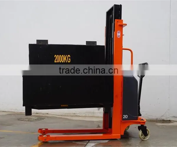 Feature Production 2 Ton Capacity Semi-Electric Stacker photo-2