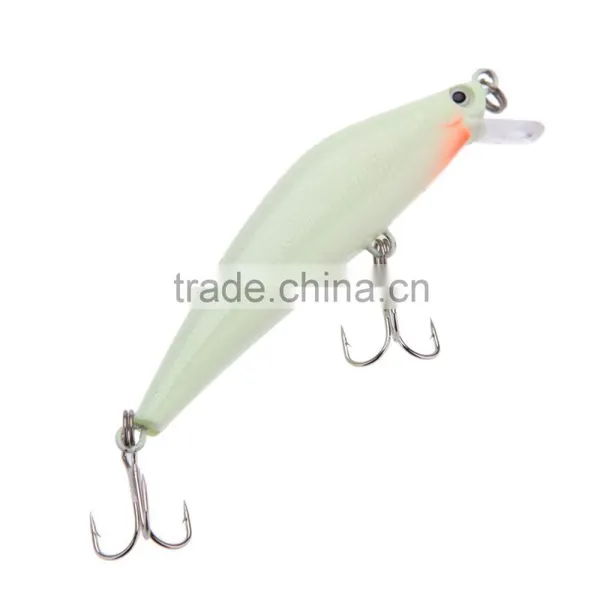 3D Luminous Night Bait Minnow Lure Hard Bait Lure Fish Hook 82mm 8g Artificial Fishing Tackle Accessory With Two Triangle Hooks photo-6