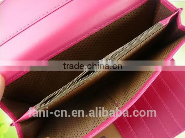 2015 New Arrival PU Wallet With Card Holder and Magnet Design for Young Girls photo-6
