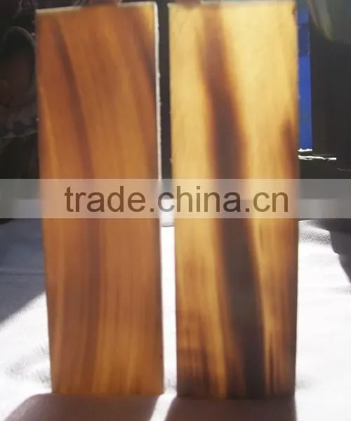 Horn Plate/Water Buffalo Horn White Plates For Sunglasses Frames Natural Blank Horn Plates