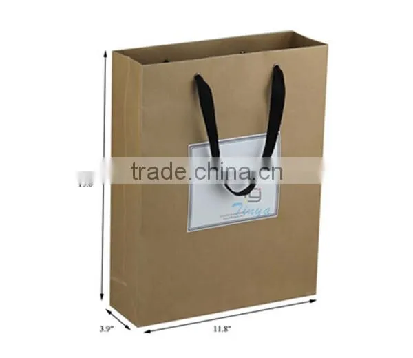 Twisted Handle Kraft Paper Bag for Clothing Factory photo-3