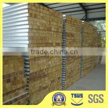 Exterior Wall 80kg/m3 Rock Wool Fireproof Insulation With Metal Coating photo-6