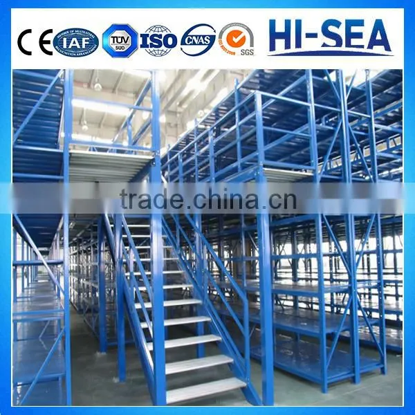 Warehouse Storage Multi-level Mezzanine Racking and Shelving System photo-3
