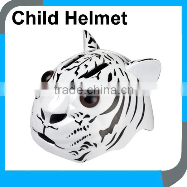 Fun Beautiful In-mold Kids White Bike Helmet for Child,animal Child Helmet
