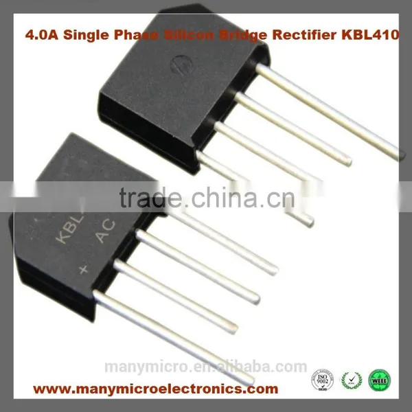 4.0A Single Phase Silicon Bridge Rectifier KBL410 photo-2
