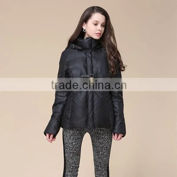 2015 Fashion Ladies Fancy Office Long Coat Design photo-2