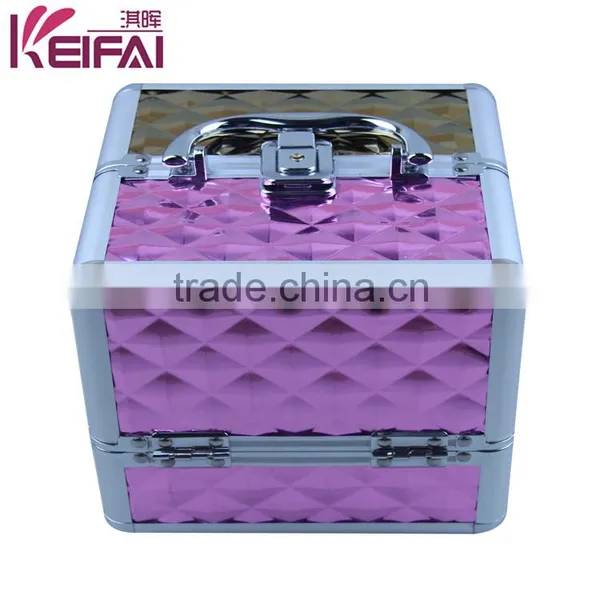 Women Fashion Portable Wholesale Professional ABS Empty Makeup Case With Drawers photo-2
