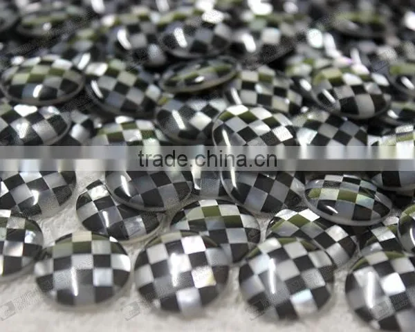 Hot Sale!Checkerboard Mosaics Cabochons for Cufflinks,buttons photo-5