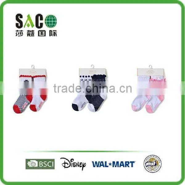 Cartoon Cute Bow and Flower Colorful Children Socks photo-3