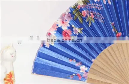 High Quality Bamboo Silk Fan Craft Fan Lady Hand Fan photo-4