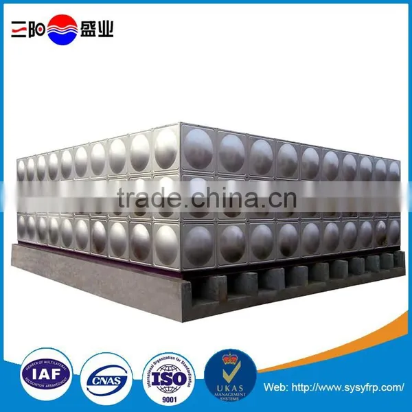 Large Size Manufacture Supply Square Stainless Steel Hot Water Storage Tanks