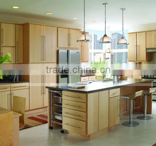 The Most Popular Modern Design Modular Wood Kitchen Cabinet photo-2
