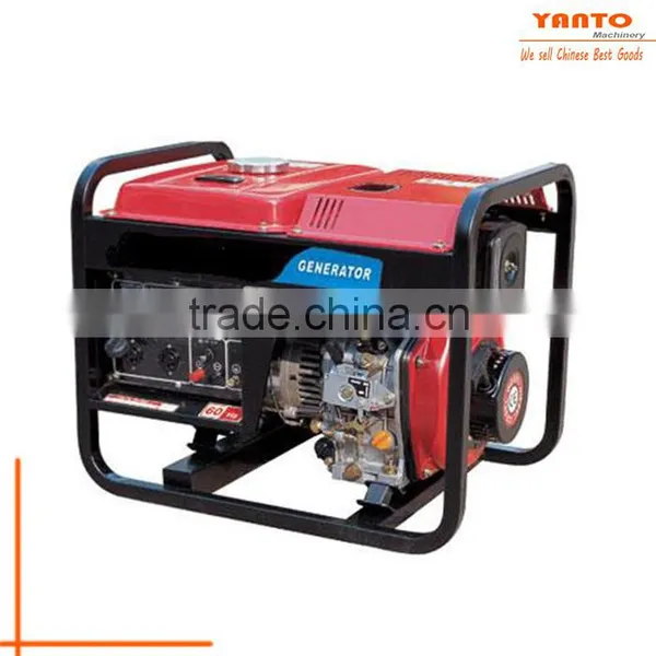 JJDE6500E High Quality Yanto Single Cylinder Diesel Generator Set Diesel Generator photo-3