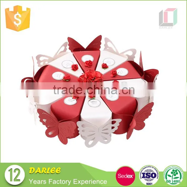 Newest Design Butterfly Shape Unique Wedding Cake Box photo-2