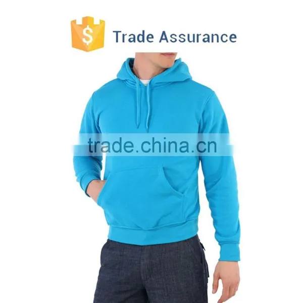 Men Plain Fleece Warm Hoodie Sport Sweatshirt Pullover Sweatshirts photo-5