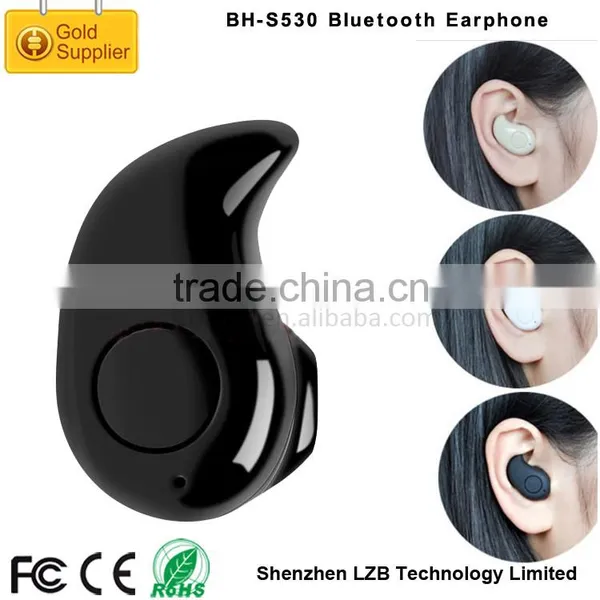 CE ROHS Certificated In-ear Mini Bluetooth Earphone With Bluetooth V4.0 and Stereo Sound Quality photo-3