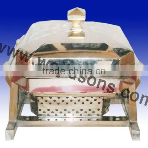 Brass Made Chafing Dish Manufactured by Royal De Wajidsons | Top Quality Chafing Dish | Handmade Chafing Dish photo-5
