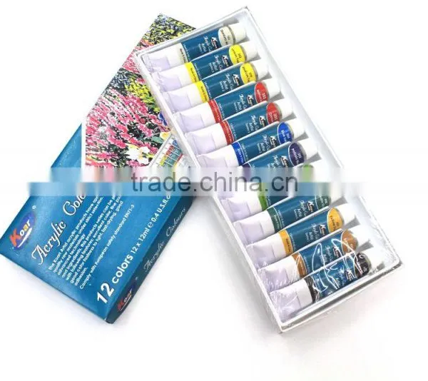 Artist Quality 12x12ml Acrylic Color Acrylic Paints Set photo-5