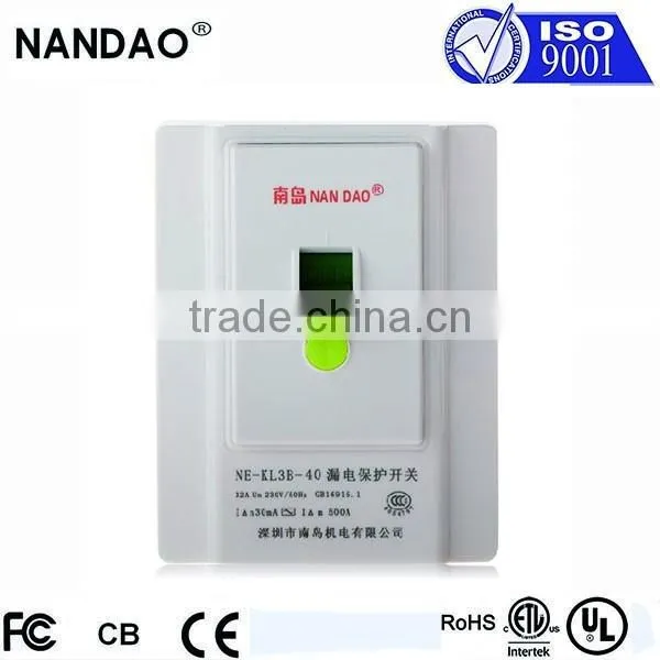 11 Years NANDAO BRAND Supply Discount GFCI 10MA 30MA SWITCH For Household Electricity Heater Or Other Appliance USE