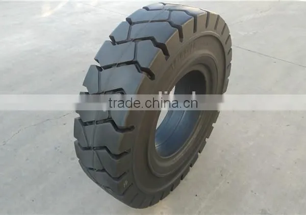 New Otr Solid Rubber Reach Stackers Forklift Tire 12.00-20 14.00-24 photo-2