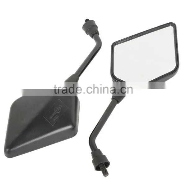 8mm Universal Wing Rear View Mirrors Side Pair For Suzuki Honda Kawasaki Yamaha photo-5
