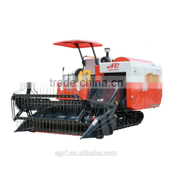 AGRIUNION Mini Rice Combine Harvester Machine photo-4