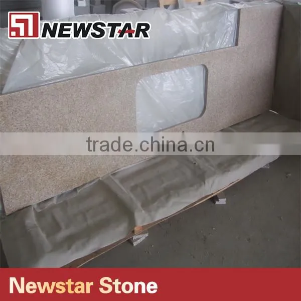China Granite G682 Hot Countertop Yellow Vanity Top photo-3
