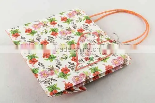Colorful Shopping Paper Bag With Card /Printed Foldable Gift Bag photo-3