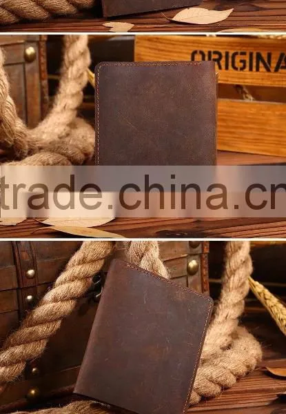 Wholesale New Fashion Full Grain Top Layer Leather Men Wallet With Customized Logo photo-5