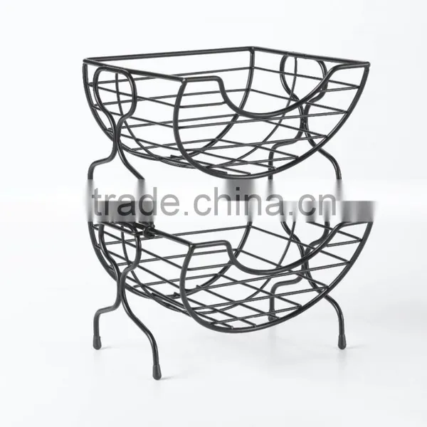 2017 China Supplier Caizhu Wholesale Basket Metal Fruit photo-2