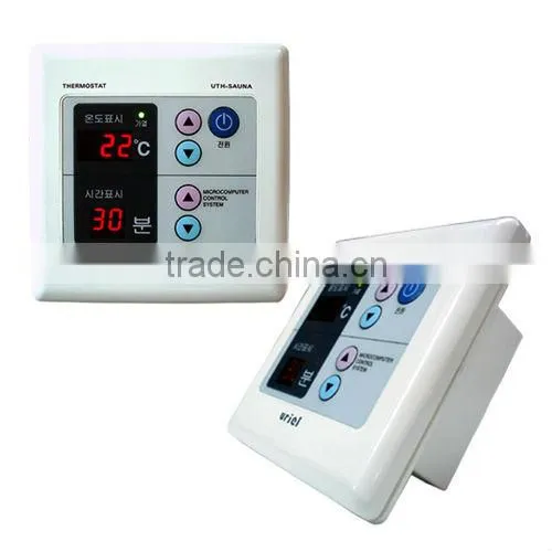Korean Thermostat for Heating Film & Heating Cable (temperature Controller, Temperature Regulator) UTH-JP Sauna(6Kw Capacity)