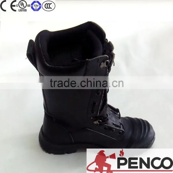 Full Grain Leather Fire Rescue Boots photo-5