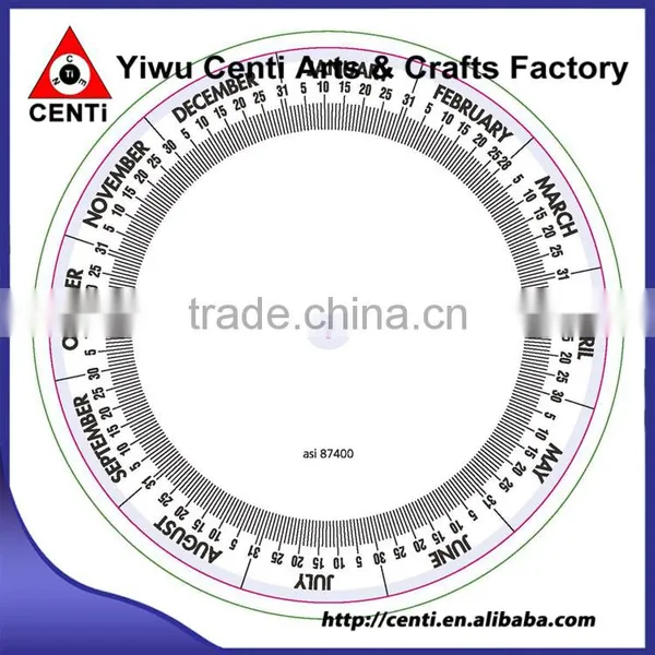 Customized 4 Coulor Printed Birth Date Finder Pregnancy Wheel Calculator photo-3