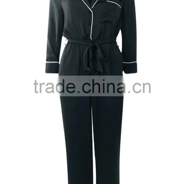 2017 Fashion Designer Jumpsuits 100% Polyester 70s Pyjama Style Jumpsuit Adult Jumpsuit Pajama photo-5