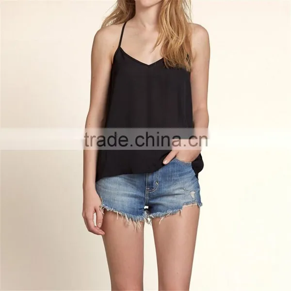 Spaghetti Strap Cutting for ladies Tops