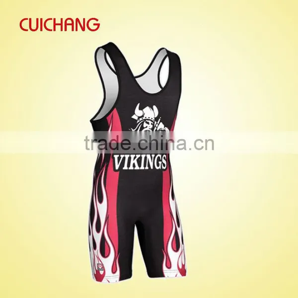 Wrestling Singlets, Custom Design Wrestling Singlets, Men Wrestling SJF-077 photo-3