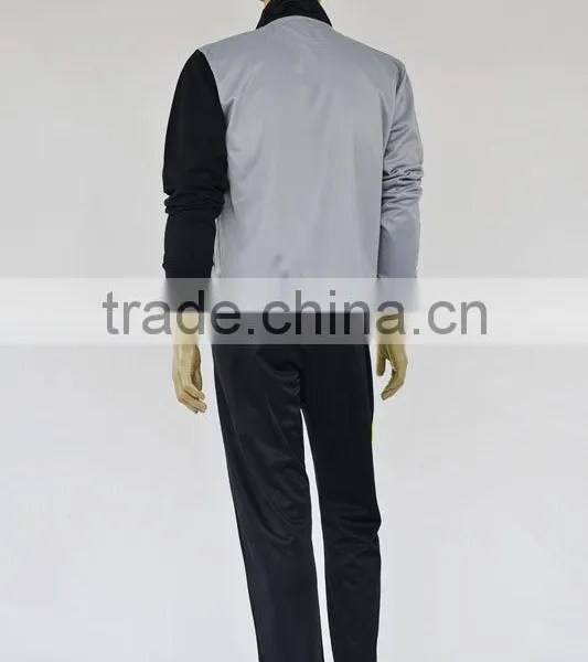 2016 Fashion Brand Designer Factory OEM Professional Mens' Sport Wear Sets Jacket and Pants Suit photo-3