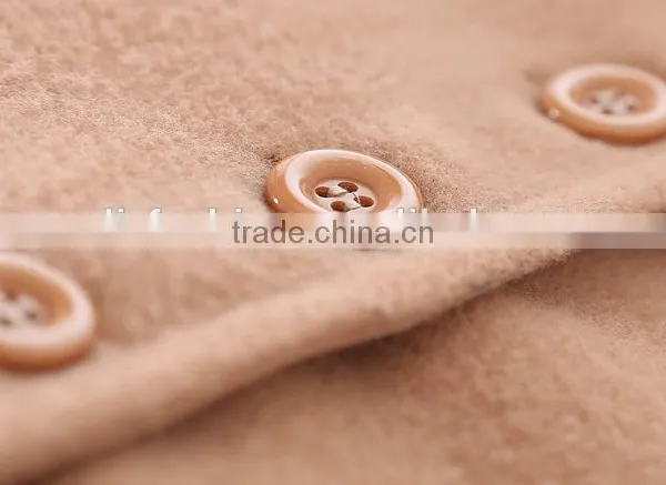 Latest Western Winter Children Girls Faux Fur Hooded Cape Poncho photo-3