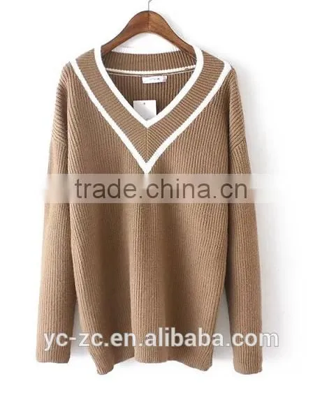 Knitted Sweater Wool Sweater Design for Girl photo-3