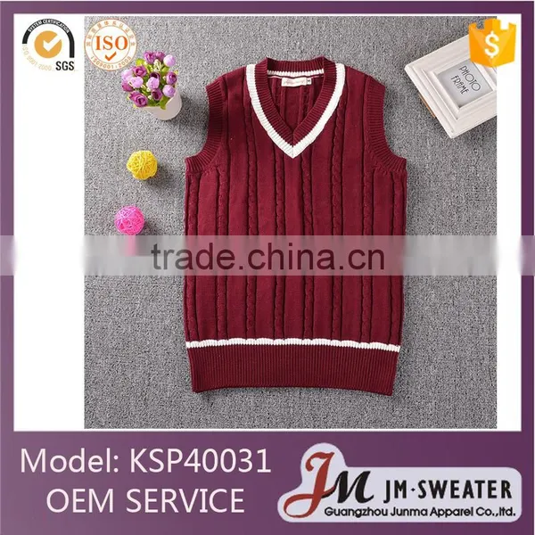 Top Sale Sleeveless Vest Beautiful Uniform for Ladies