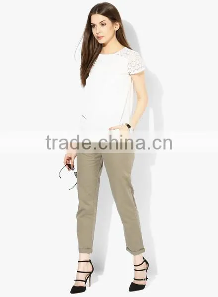 2016 Cotton Pants,khakis and co Women Pants.colored Cotton Pants photo-3