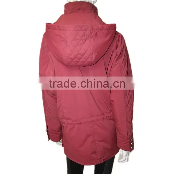 2014 2015 High Fashion Woman Long Coat Lady Winter Parka for Girls photo-3