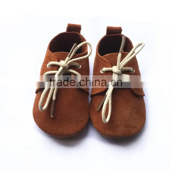 Latest Popular Baby Suede Moccasins Baby Leather Shoes photo-5