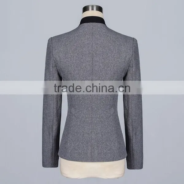 Formal Gray Blazer Women Business Suits Formal Office Suits Work Wear Sets Ladies Uniforms OL Style Pant Suits photo-6