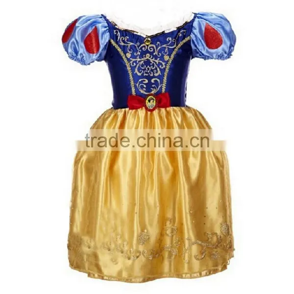 2015 Wholesale Simple Style White Color Lace Girls Birthday Party Dresses photo-2