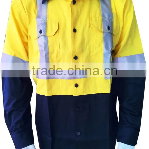 Personal Protective Safety Shirt With 3M8906 Reflective Tape for Australia
