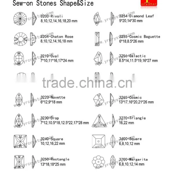 Shining Rhinestone Stone Button Sew on Crystal Beads for Wedding Dress photo-5