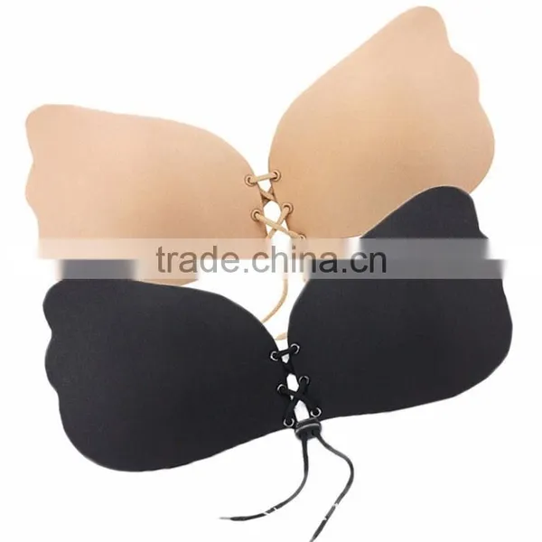 Adhesive Cloth Bra With Drawstring Push up Deep V Cleavage Maker Strapless Bra Miracle Cleavage Bra Perfect Curve photo-2